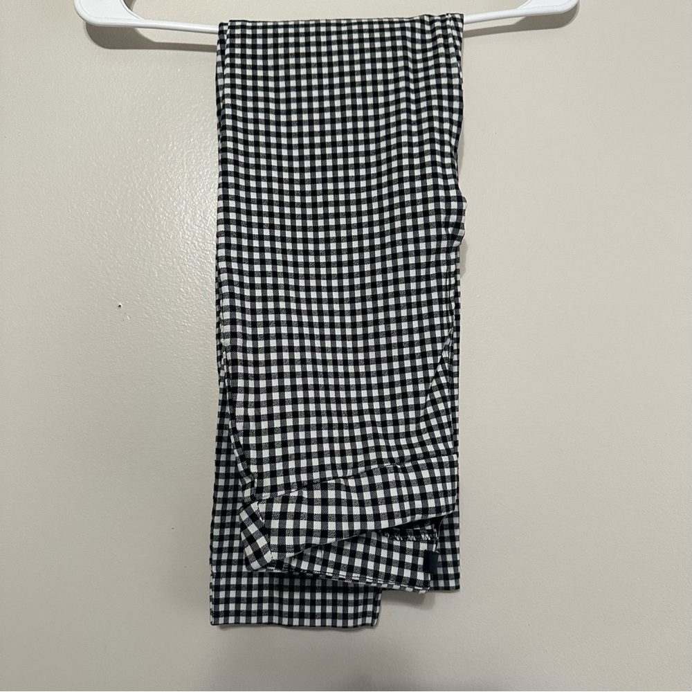 Ellen Tracy Checkered Pull On Pants